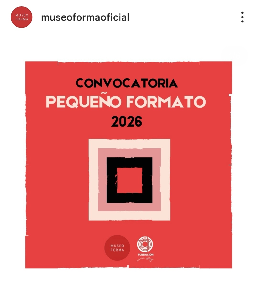 Convocatoria Pequeño Formato 2026