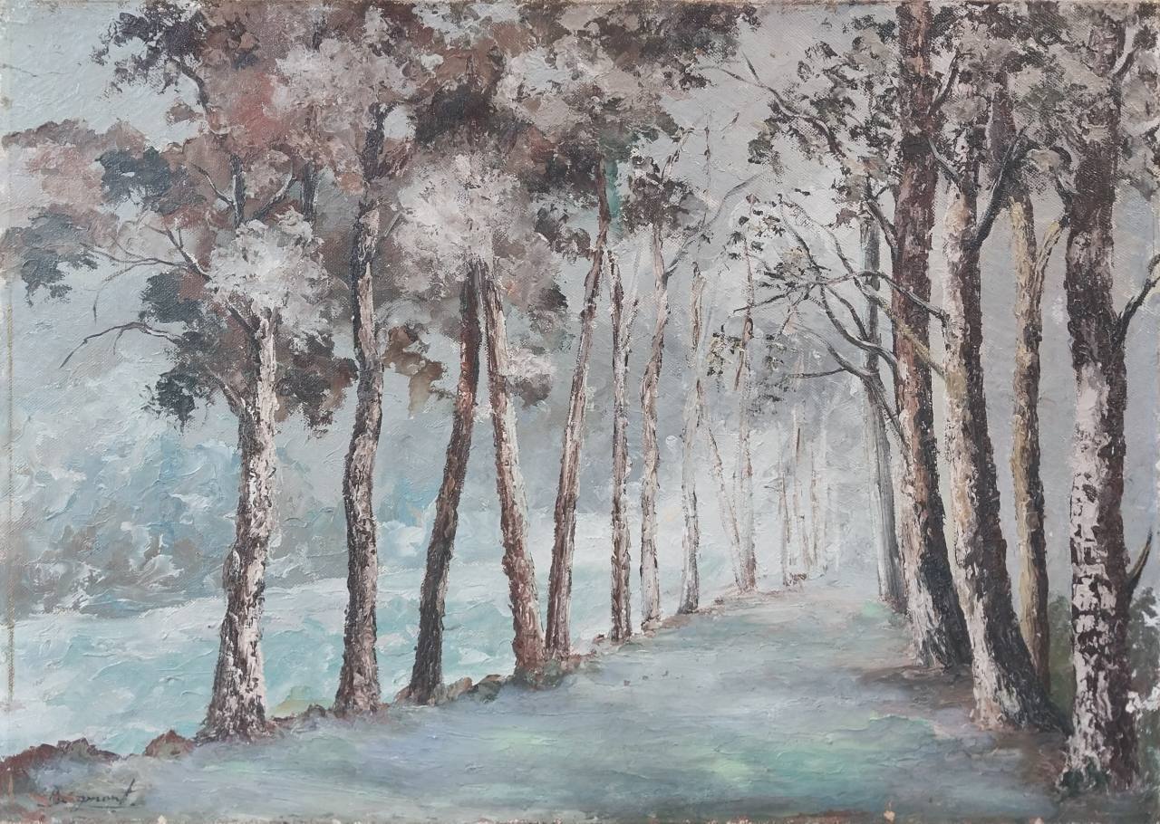 Camino. Pintura Al Óleo