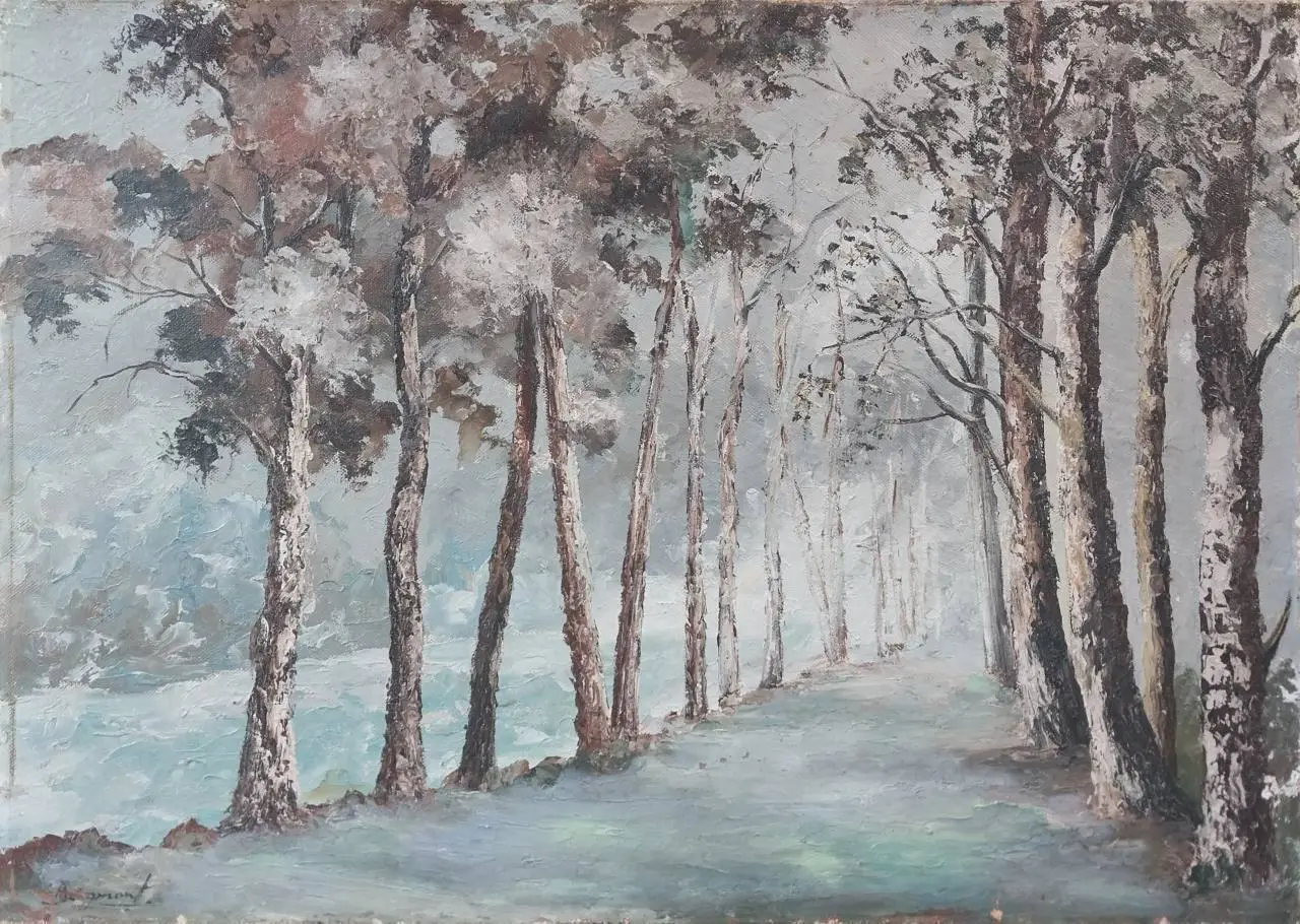 Camino. Pintura Al Óleo